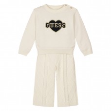 GUESS σετ πλεκτό βρεφικό A6YG08Z0827-G012 μπεζ